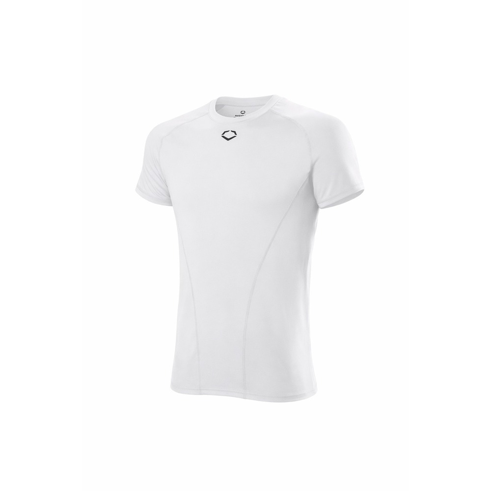 EvoShield Evo Stock 7v7 Jersey Mens Large White Short Sleeve Training WTF0100WHL